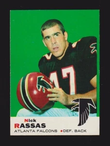 1969 TOPPS FOOTBALL #71 Nick Rassas Notre Dame ATLANTA FALCONS EX-MINT A - Picture 1 of 2