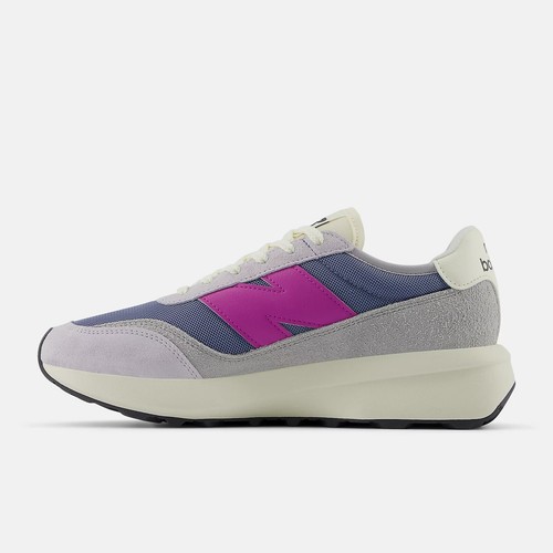 New Balance 370 Scarpe Da Corsa Unisex In Grigio Perla Con Frutto Della Passione
