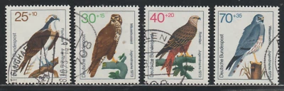 Germany 1973 SC# B496 - B499 - Birds of Prey - Used Lot # 599 - Image 1 of 2