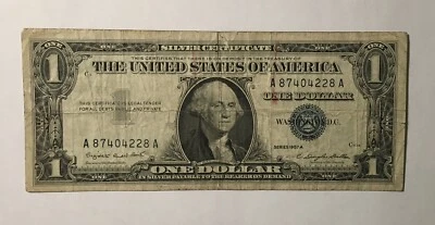 1957a silver certificate - Image 1 of 2