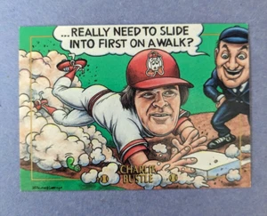 1993-95 Baseball Cardtoons Parody Parodies - PETE ROSE #12 - Charlie BUSTLE - NM - Picture 1 of 2