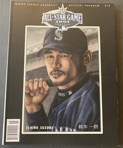 Seattle Mariners Ichiro Suzuki All-Star Game 2001 Program - Picture 1 of 9
