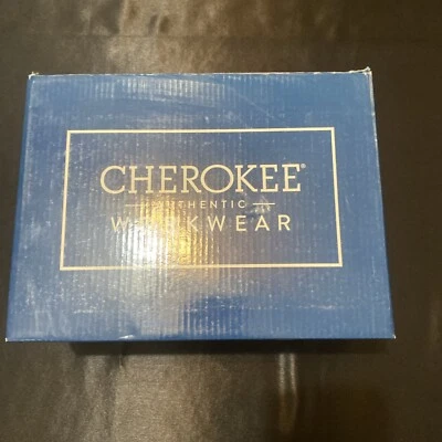 Cherokee Ropa de Trabajo Harmony 6 Zuecos Zapatos Médicos Enfermería Cuero Blanco Foto 1 de 4