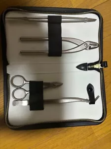 Masakuni Bonsai care tool set of 4 White dyed Unused - Picture 1 of 3