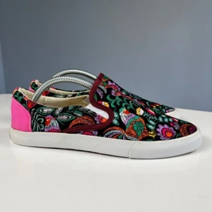 Inkkas Slip-On Women Sneakers Floral Print Pink Size 6 - Bild 1 von 9