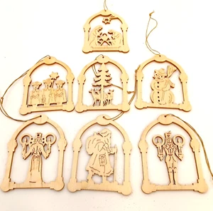 Colgante de árbol conjunto de adornos de árbol de Navidad A - Lenk & Sohn original Erzgebirge - Imagen 1 de 1