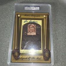 2011 Legends Of The Hall Lou Boudreau/Autograph/8/100/PSA 10