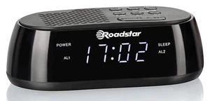 CLR-2477 Radiowecker Digitaler Radio PLL-FM Zwei Weckzeiten und Schlaf Timer ... - Bild 1 von 7