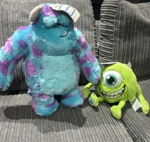 BUILD A BEAR DISNEY PIXAR MONSTERS INC SULLEY & MIKE BNWT - Picture 1 of 10