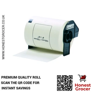 LABEL DE CORREO REAL COMPATIBLE 4X6" 102x152MM DK11241 DK-11241 SE ADAPTA A IMPRESORA HERMANO - Imagen 1 de 4