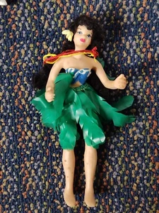 Vintage Hawaiian Hula Dancing Girl Flexible Figurine 7" - Picture 1 of 8