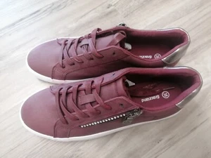Sneaker Graceland 38 neu ungetragen bordeaux mit Strass - Bild 1 von 2