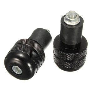 2pcs 7/8" 22mm Universal Motorcycle Bar End Caps Grips Balanced Handlebar Plugs - Picture 1 of 3
