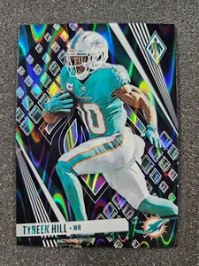 🌟 2023 Panini Phoenix - Black Seismic #75 Tyreek Hill DOUBLE JERSEY#10/10 - Picture 1 of 3