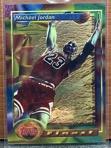 Michael Jordan Topps Finest 1993-94 Card #1 - Picture 1 of 2