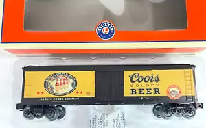 Lionel 1928270 Vintage Design Coors Reefer O Gauge from 2019 - NEW - Picture 1 of 5