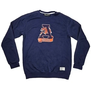 Auburn Tigers Under Armour Sweatshirt Men's Small Loose Blue College Sports NCAA - Picture 1 of 12