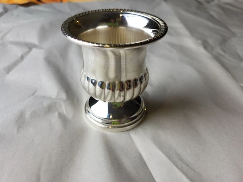 Vtg REVERE SILVERSMITHS STERLING Toothpick Holder Reinforced w/ cement 849 Cover