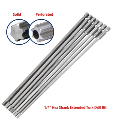 Conjunto de brocas Torx troca rápida conexão furadeira de impacto segurança à prova de adulteração - Imagem 1 de 4