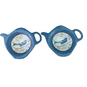 De colección Pequeña BOLSA DE TÉ EN FORMA DE TETERA SOPORTE CUCHARA Keller Charles MELAMINA 2 - Imagen 1 de 4