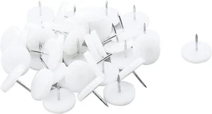 25Mm/1"-Dia Nylon Slider Glides Nail-On Chair Table Furniture Sofa Feet Leg Skid - Picture 1 of 1