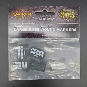 Hordes Warmachine 50mm Large Base Wound Markers Set PIP 91084 RPG Accessories - Picture 1 of 3