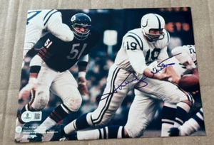 JOHNNY UNITAS SIGNED BALTIMORE COLTS 8X10 PHOTO BECKETT FULL LETTER #2 - Picture 1 of 2