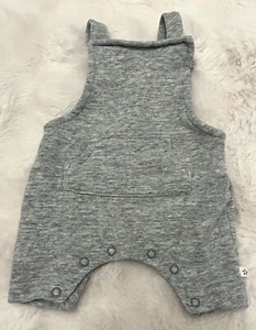 Newborn Baby Boys Next Grey Thick Cotton Dungarees - 7.8 lbs - Picture 1 of 4
