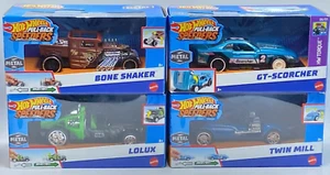 4PK Mattel Hot Wheels Pull-Back Speeders ~ SIN REPETICIONES ~ ENVÍO RÁPIDO ~ NUEVO - Imagen 1 de 2