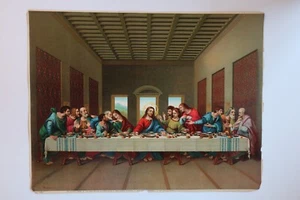 Giovanni Grignaschi The Last Supper CHROMOLITHO PRINT - Picture 1 of 1