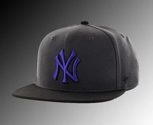 New York Yankees Baseball Cap Charcoal - Picture 1 of 3