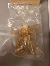 1997 Avon Radiant Angel Christmas Ornament Gold Wire Star Dangle 