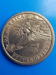 2007 P John Adams, Rotated Die, Very Rare, Major Modern Mint Error, AU Dollar. - Picture 1 of 11
