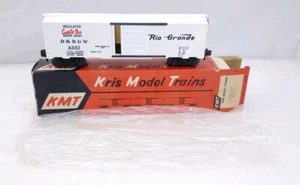 Rare KMT 4461 Rio Grande D. & R.G.W. Cookie Boxcar White New In Box - Picture 1 of 12