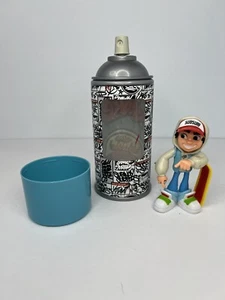 2020 Jake Subway Surfers Spray Crew Can Jake 4" Vinyl Figure & Reward Coin NEW - Picture 1 of 11