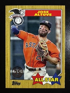 Jose Altuve 2022 Topps 1987 Topps All-Star Card Houston Astros #87AS-20 - Picture 1 of 2