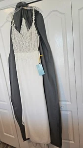 Justin Alexander wedding dress. NWT . Size 12. Flora style 88286. Ivory. - Picture 1 of 16