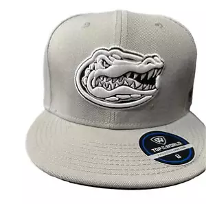 Top of the World University of Florida Gators Gray Fitted Snapack Size 7 NEW - Picture 1 of 6