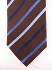 Krawatte von GILBERTO, Braun Blau-Töne, 100% Seide, Luxus, Schlips