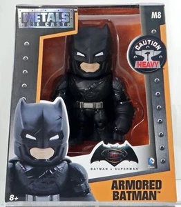 Jada Batman v. Superman Armored Batman Figure M8 - 97666 New NRFB Black 2015 - Picture 1 of 6