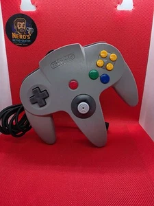 N64 Controller Grau Original N64 GÜ und getestet Neuer stick - Bild 1 von 2