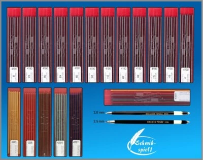 Minen-2,0 mm x 120  Fallmine Spitzer Fallbleistift 2,0/2,5mm Druckbleistift bunt - Bild 1 von 2