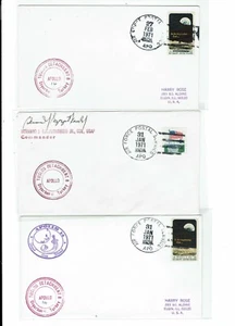 Apollo 14 Space 1971 Tracking Station TURKEY 3 Covers !! - Picture 1 of 2