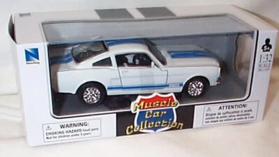 Shelby GT-350 1966 White/Blue  1:32 Scale Diecast  Newray New in Box - Image 1 of 2