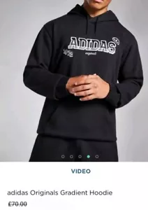 Adidas Originals Fleece Overhead Hoodie Mens Size: Small  - Picture 1 of 10