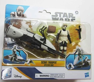 Star Wars SCOUT TROOPER w/ Speeder Bike Action Figure Set Hasbro NEW Return Jedi - Picture 1 of 2