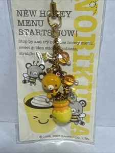 Sanrio Neu in Verpackung 2007 Tenorikuma Honigbiene Schlüsselanhänger mit Schnur Neu in OVP - Bild 1 von 6