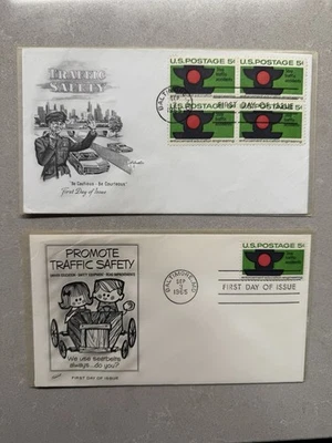 TRAFFIC SAFETY #1272 SEP 3 1965 BALTIMORE MD FIRST DAY COVER (FDC) 5 Cents - Image 1 of 4