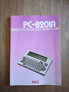 Vintage Computer Book NEC PC-8201A - PTS-214A - Personal Application Kit Guide 1 - Picture 1 of 2