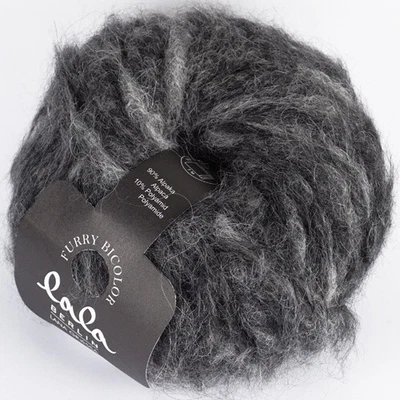 LANA GROSSA FURRY FARBE 10 ANTHRAZIT LANA GROSSA Furry